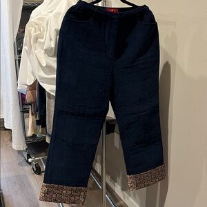 Women’s Navy Corduroy Pants